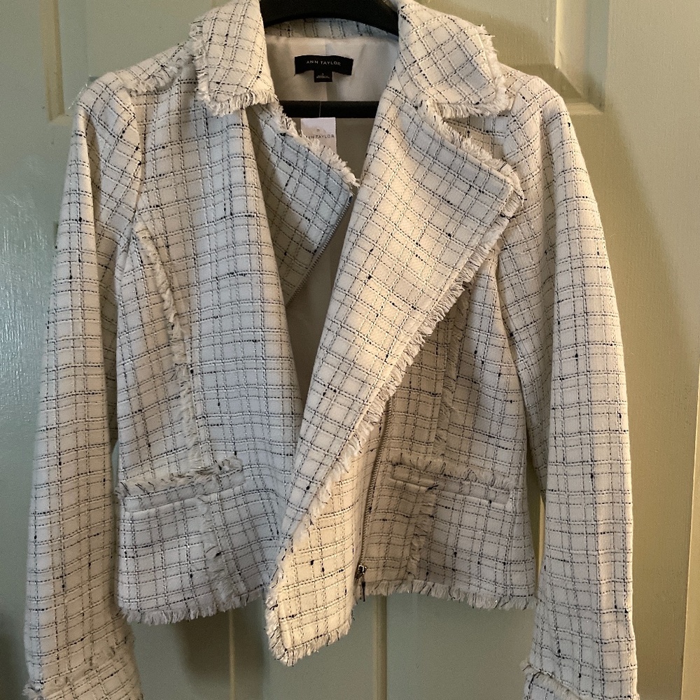 Ann taylor tweed jacket